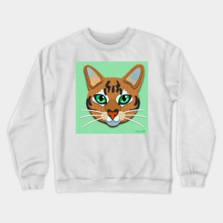 Paper Cut Cats Series! Tiger Crewneck Sweatshirt